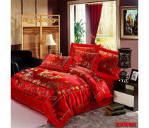 百子被面 傳統(tǒng)吉祥紋樣的溫馨傳承